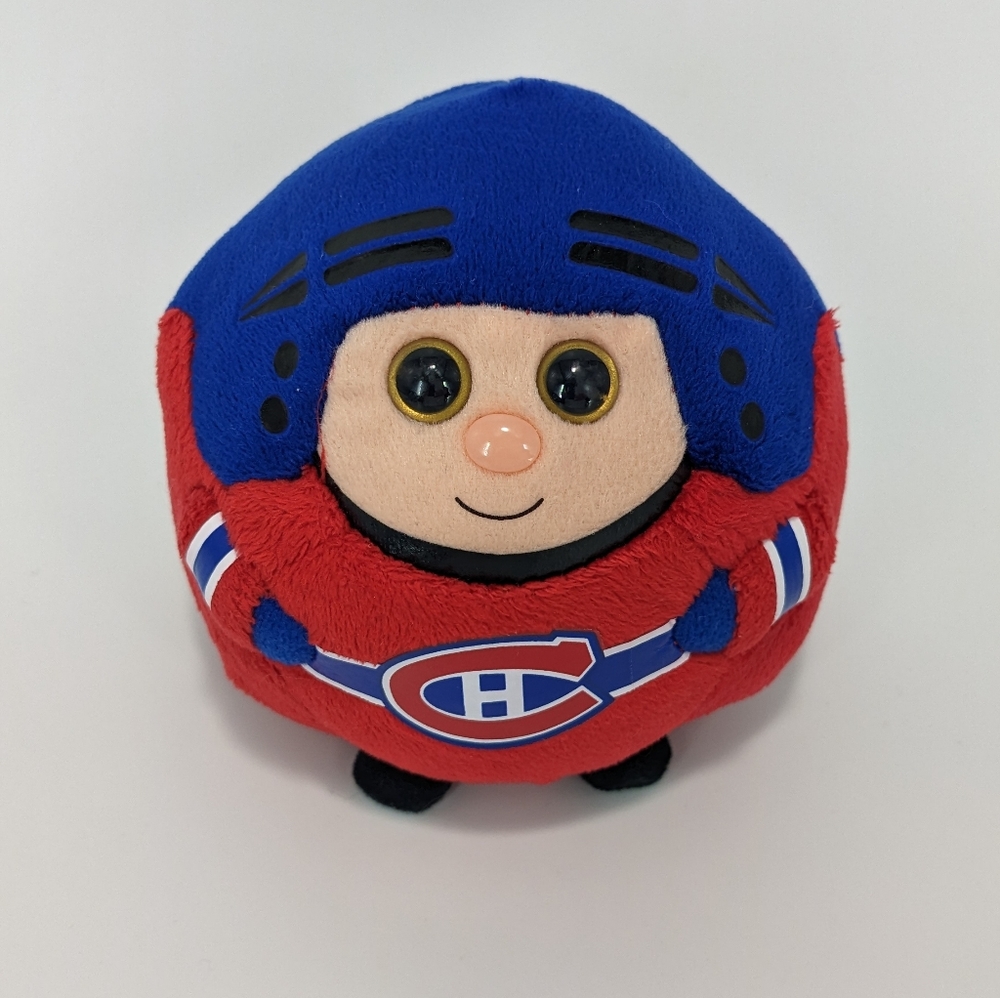 Ty NHL Beanie Baby Ballz Montreal Canadiens Ball Plush